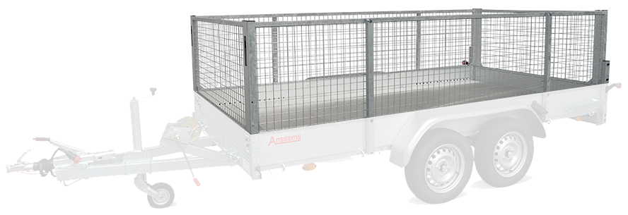 Compleet Anssems AMT loofrek - 407x180x70 cm