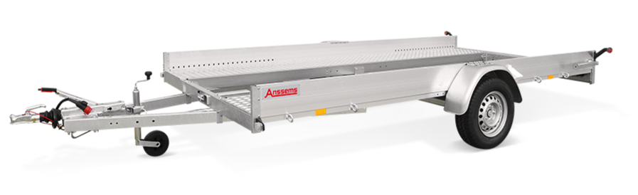 Anssems AMT 1300 ECO - 1300 kg bruto laadvermogen - 340x180 cm laadoppervlak - geremd