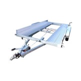 Anssems AMT 2000 ECO - 2000 kg bruto laadvermogen - 400x188 cm laadoppervlak - geremd