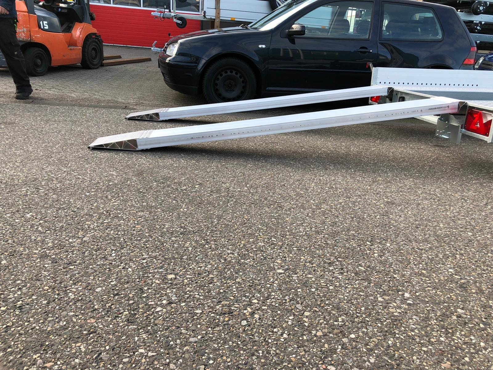 Anssems AMT 2000 ECO - 2000 kg bruto laadvermogen - 400x188 cm laadoppervlak - geremd