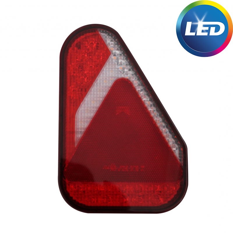 Aspock Earpoint LED rechts - inclusief achteruitrijverlichting - 146x219x52,5 mm