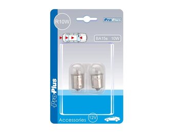 2x bol bajonet - 12V - 10W - BA15s