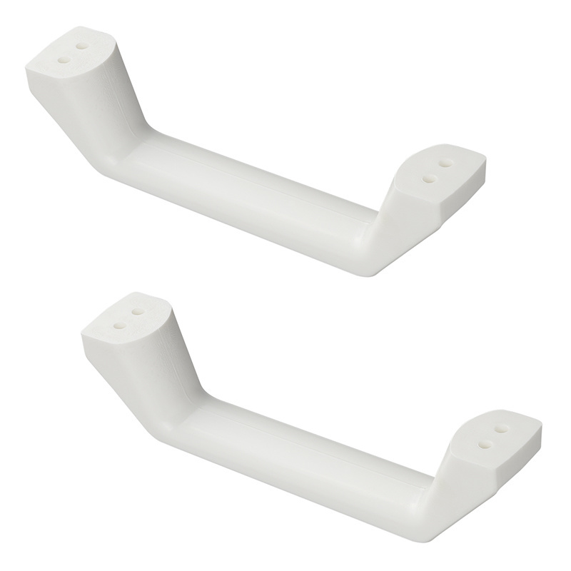 Set van 2 caravan handvatten/handvaten - wit