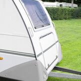 Set van 2 caravan handvatten/handvaten - wit