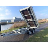 Geremde Eduard achterwaartse kipper - 310x180 cm - 2700 kg bruto laadvermogen - elektrisch, extern laden - 63 cm laadvloerhoogte