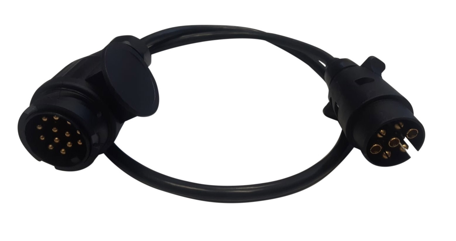 Adapter verlengkabel 7 aderig met 13-polige stekker & 7-polige stekker - 100 cm