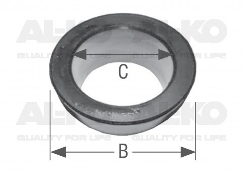 Opl. rem lagerbus kunststof 2,8VB/2,8BW/351VB