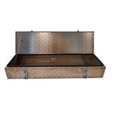 DE HAAN BOX HE - 1200x391x190 mm - waterdichte en stofdichte aluminium traanplaat disselkist - voorzien van vlinderslot of t-sluiting