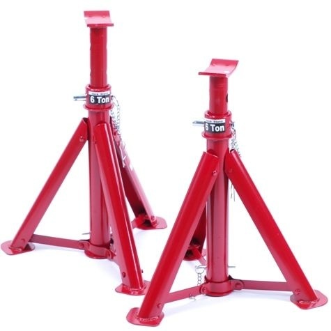 2 delige assteunen set met een maximale belasting van 6 ton