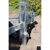 Anti-diefstal parkeerpaal - geschikt voor alle aanhangers met een v-dissel