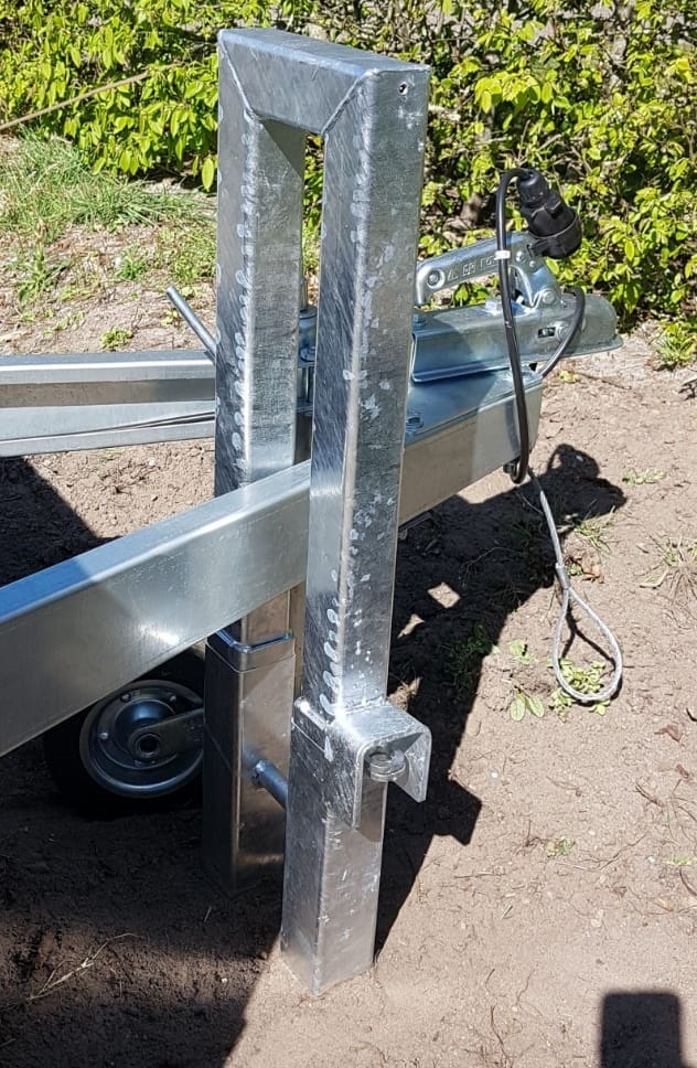 Anti-diefstal parkeerpaal - geschikt voor alle aanhangers met een v-dissel