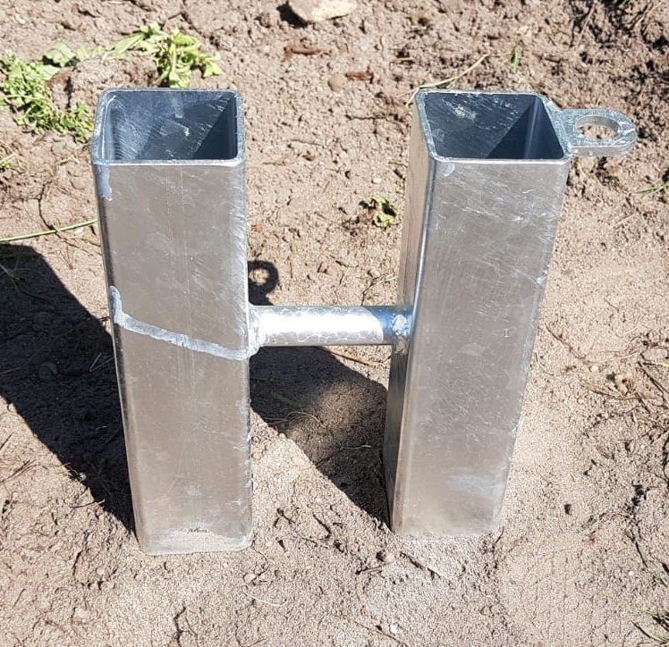 Anti-diefstal parkeerpaal - geschikt voor alle aanhangers met een v-dissel