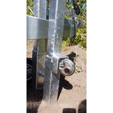 Anti-diefstal parkeerpaal - geschikt voor alle aanhangers met een v-dissel