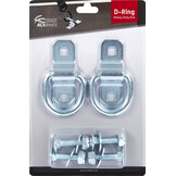 Premium D-ringen van Acebikes - verpakt in blister - inclusief bevestigingsmaterialen