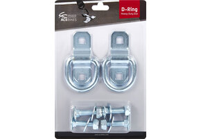 D-ring - 2 stuks - heavy duty duo - inclusief bevestigingsmaterialen