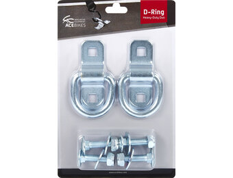 D-ring - 2 stuks - heavy duty duo - inclusief bevestigingsmaterialen
