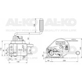 Geremde handlier van AL-KO - inclusief afrolautomaat en 6 meter band voor slepen
