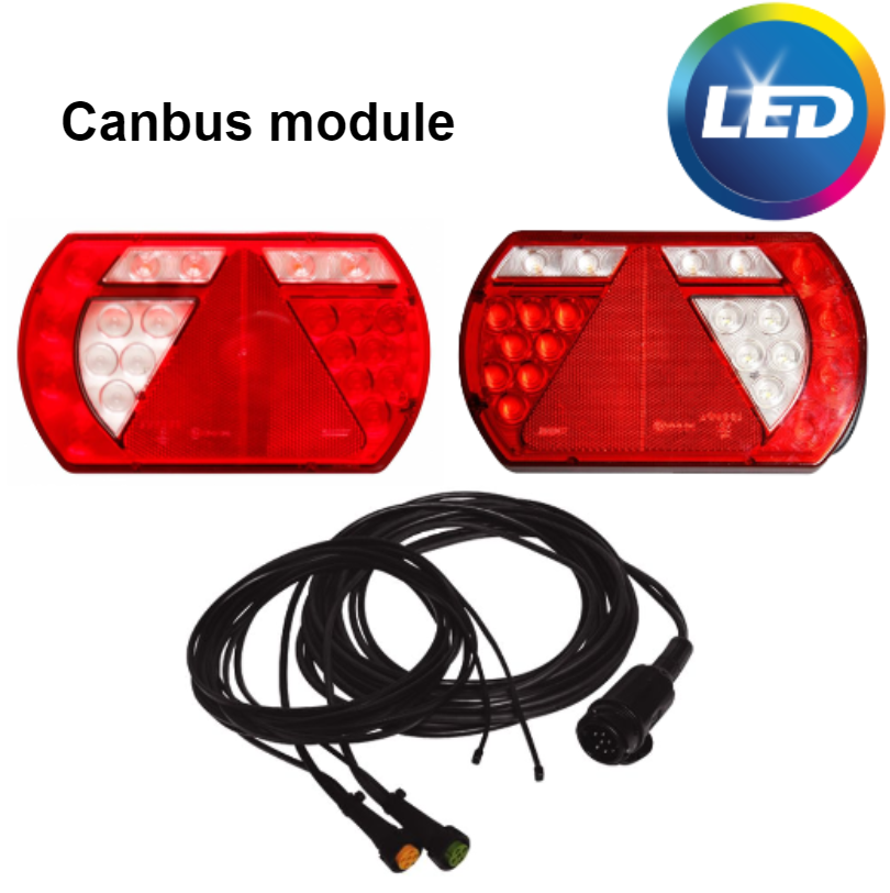 LED set met 9 meter hoofdkabel - 13 polig - inclusief aftakkingen