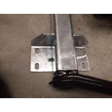 Ongeremde torsie as - padmaat 1200 mm - flensmaat 1650 mm -750 kg - waterproof - 4x100