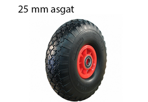 Steekwagenwiel 4.00-4 anti-lek - 125 kg - 25 mm