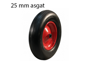 Kruiwagenwiel 4.00-8 Anti-lek en stalen velg 200 kg - 25 mm