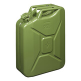 Metalen jerrycan - 20 liter - perfect voor de opslag van brandstof op bijvoorbeeld boten
