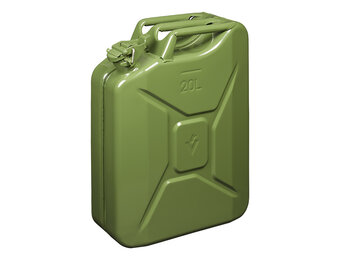 Metalen jerrycan 20 liter