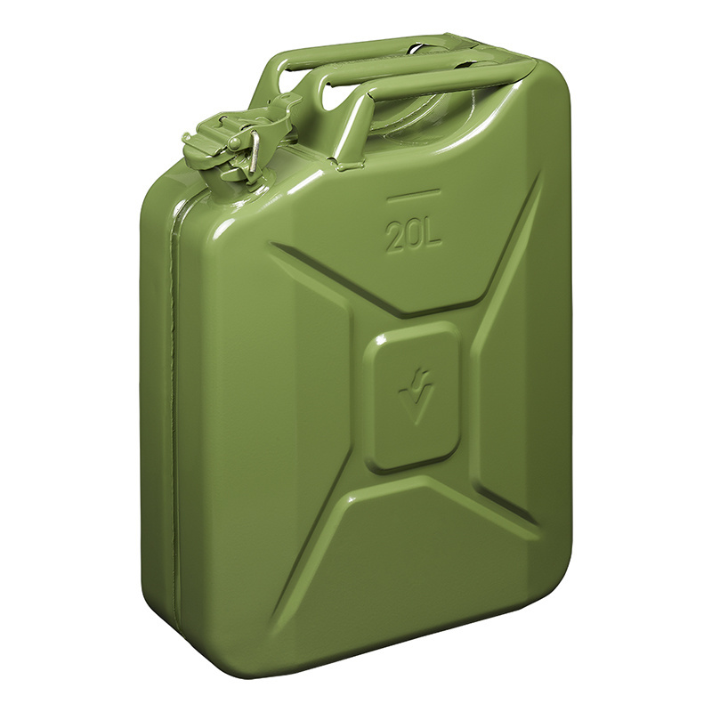 Metalen jerrycan - 20 liter - perfect voor de opslag van brandstof op bijvoorbeeld boten