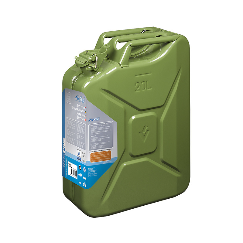Metalen jerrycan - 20 liter - perfect voor de opslag van brandstof op bijvoorbeeld boten