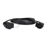 Verlengkabel 13 aderig met 1x 13-polige stekker & 1x 13-polige contrastekker - 500 cm