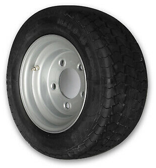 Compleet 10 inch wiel - 18x8.00-10 || 195/50B10 & 18x8.00-10 - band + velg - 5x140 - 10PR - 750 kg - 94 mm naafdiameter