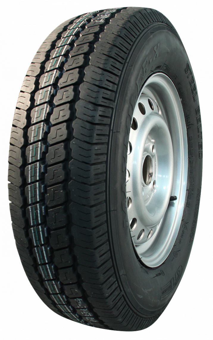 Compleet 13 inch wiel - 175R13 band + velg - opel steek: 4x100 - 650 kg - 57 mm asgat/naafdiameter