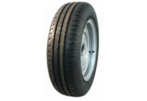 Wiel 185/70R13  (4x130) 530 kg -  naaf 85 mm