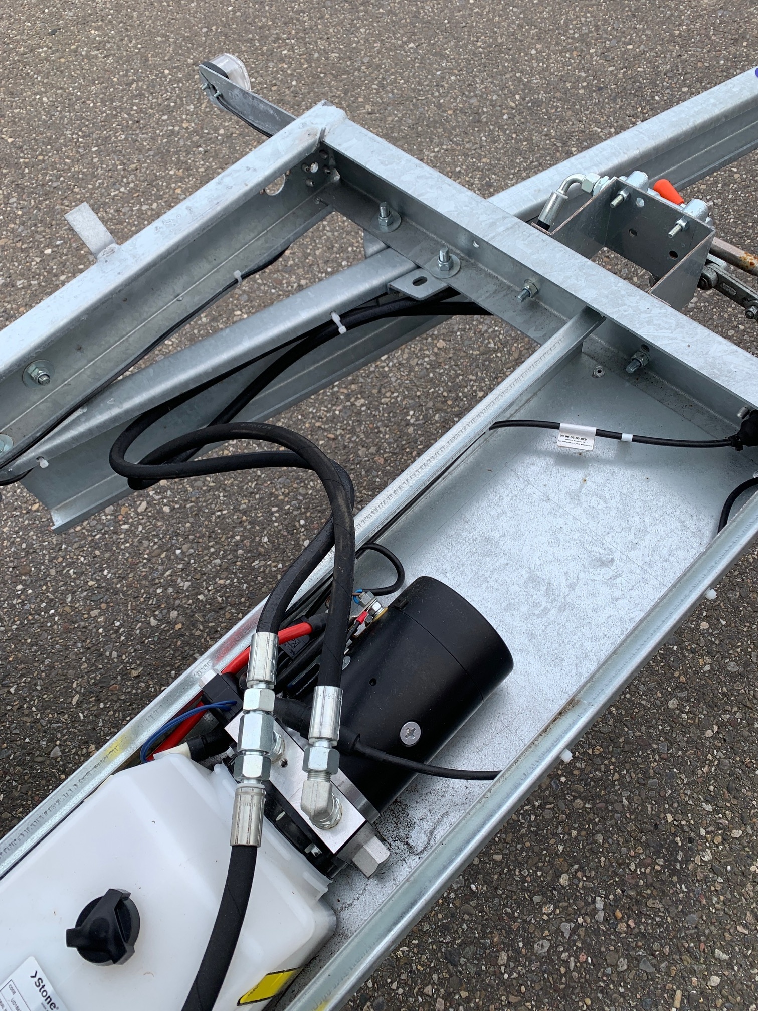 Complete handpomp bediening set