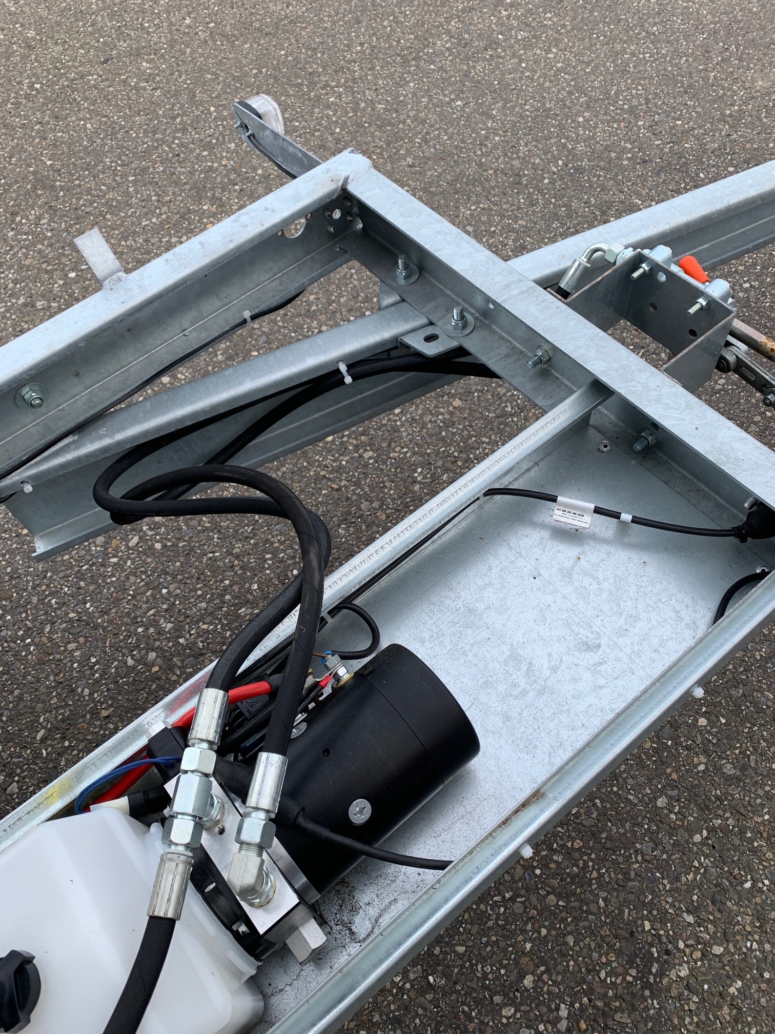 Complete handpomp bediening set