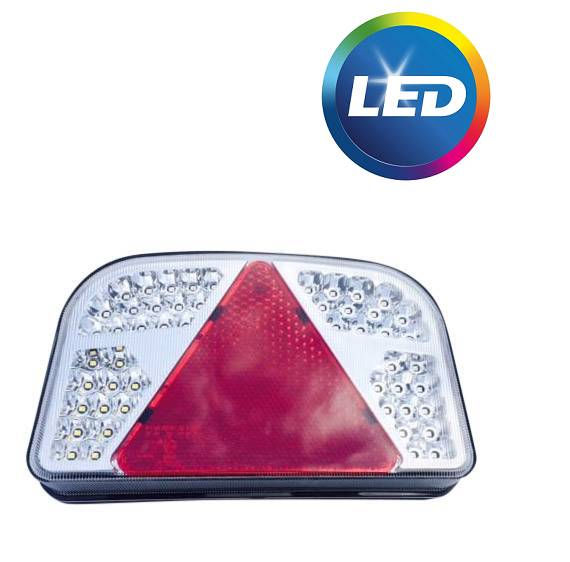 LED achterlicht rechts met alle functies- 55 leds - 244x149x48 mm