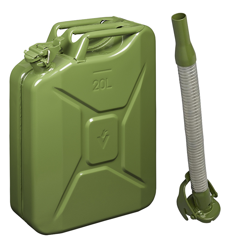 Jerrycan 20 liter -flexibele schenktuit 20 mm - perfect voor opslag van brandstof