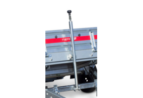 kantelbare temared steunpoot multi 48 mm met opdraai slinger