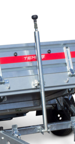 kantelbare temared steunpoot multi 48 mm met opdraai slinger