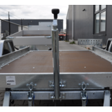 kantelbare temared steunpoot multi 48 mm met opdraai slinger