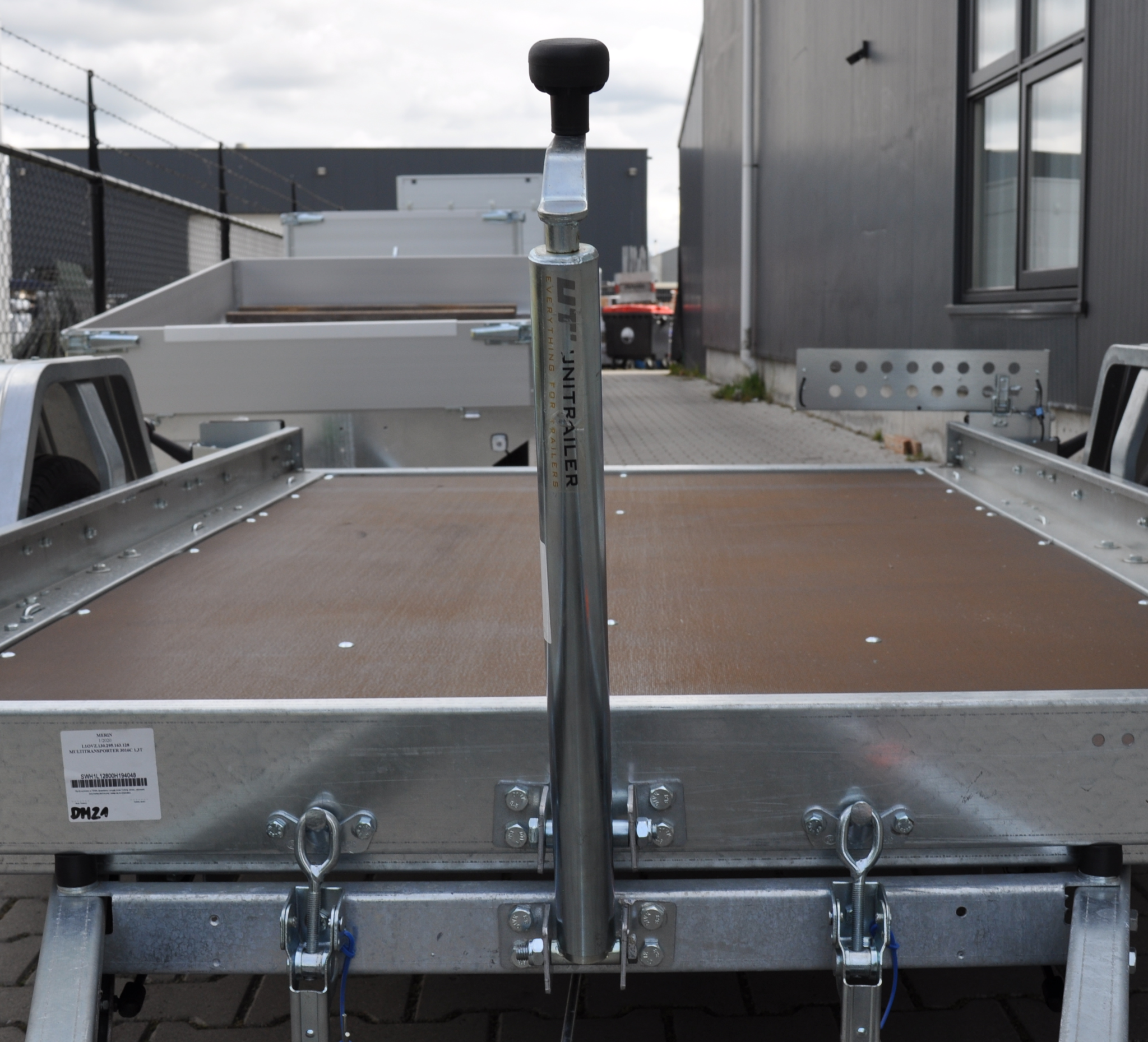 kantelbare temared steunpoot multi 48 mm met opdraai slinger