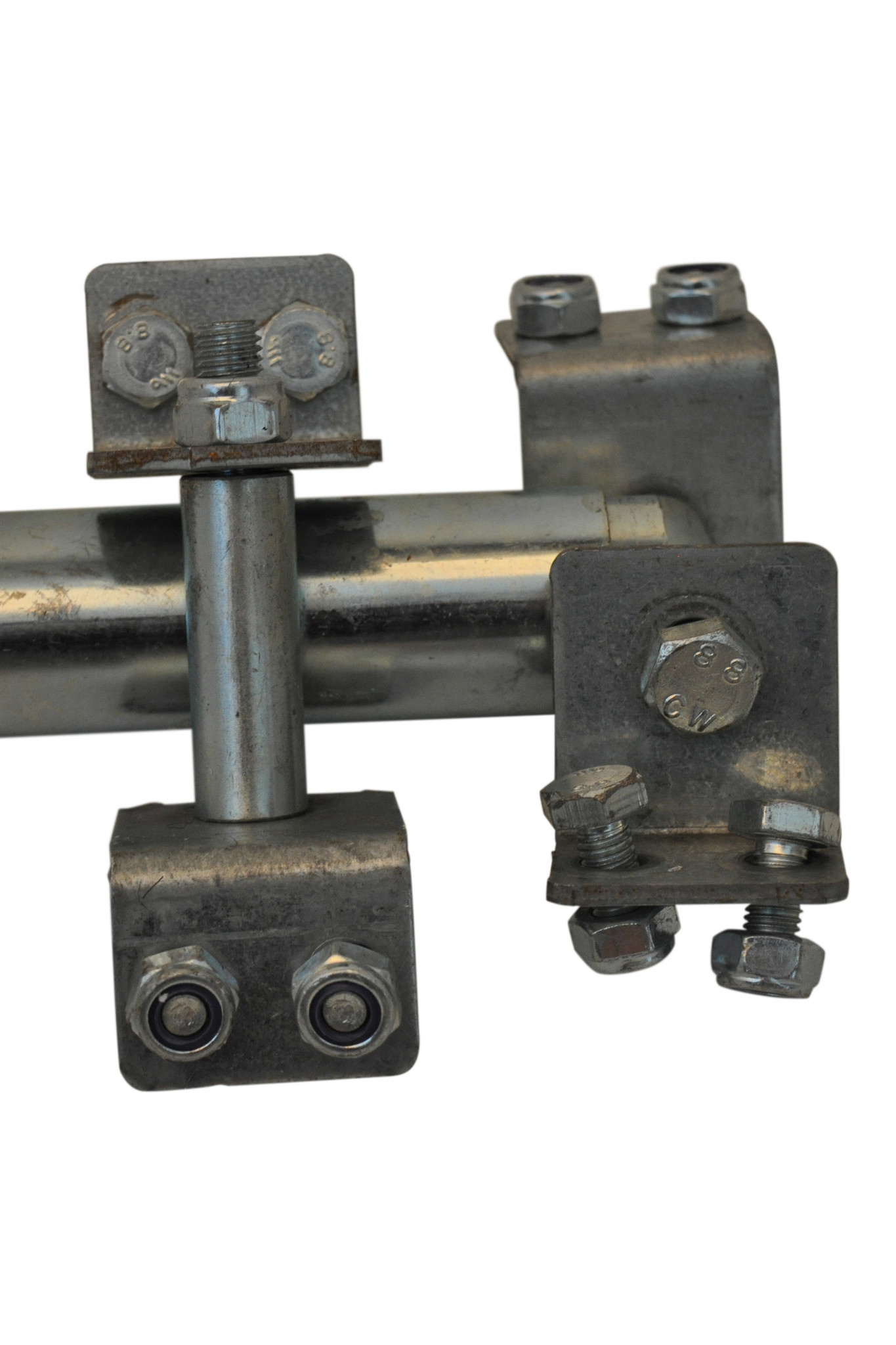 kantelbare temared steunpoot multi 48 mm met opdraai slinger