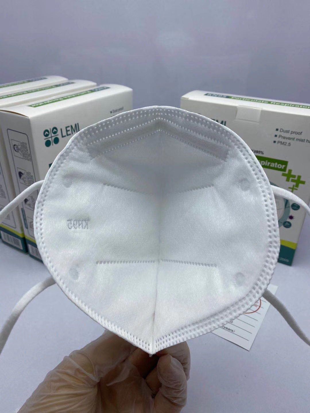 20 stuks mondkapje FFP2 (KN95) gekeurd- 5 laags