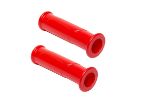 Handvatten rood - hard rubber - premium - set van 2 stuks