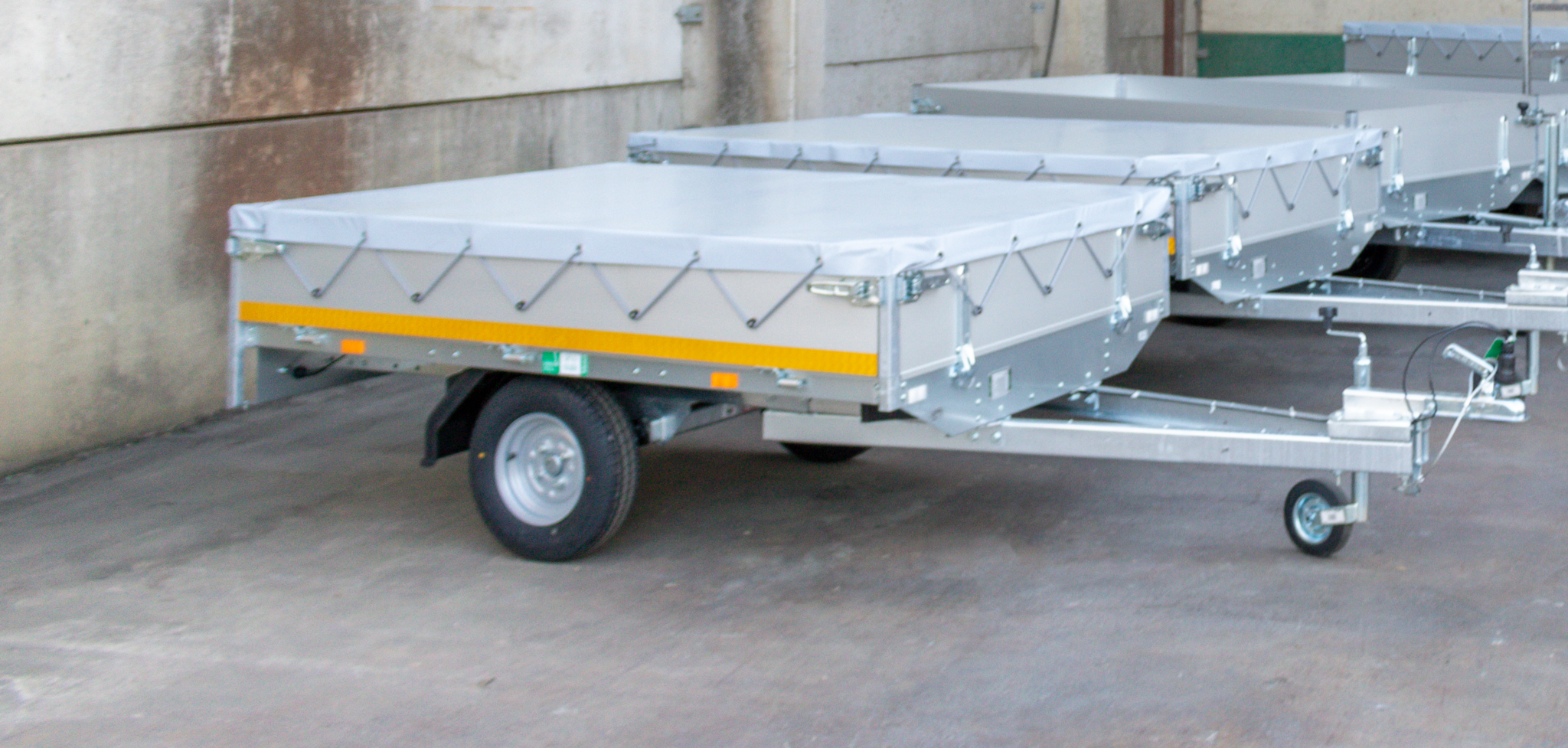 Op maat gemaakt vlakzeil voor EDUARD aanhanger 230x145 cm