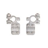 Multifunctionele accupoolklemmen - 12 - 24V - (-) is 17,5 mm - (+) is 19 mm