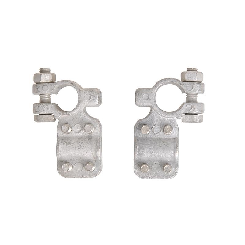 Multifunctionele accupoolklemmen - 12 - 24V - (-) is 17,5 mm - (+) is 19 mm