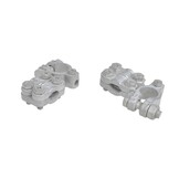 Multifunctionele accupoolklemmen - 12 - 24V - (-) is 17,5 mm - (+) is 19 mm