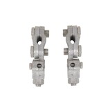 Multifunctionele accupoolklemmen - 12 - 24V - (-) is 17,5 mm - (+) is 19 mm