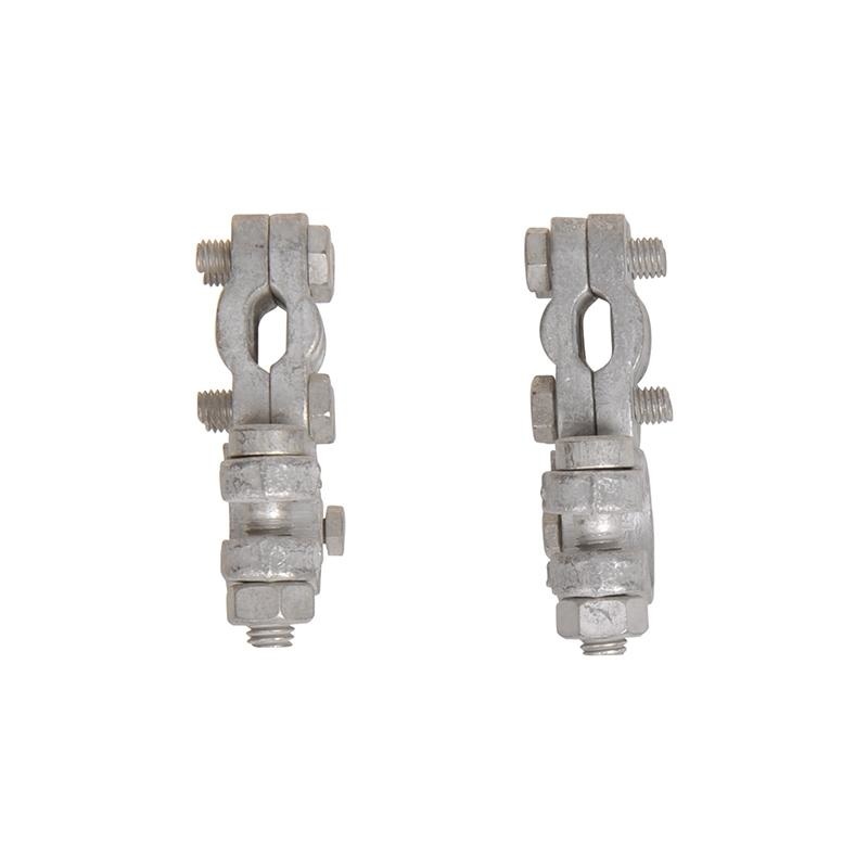 Multifunctionele accupoolklemmen - 12 - 24V - (-) is 17,5 mm - (+) is 19 mm